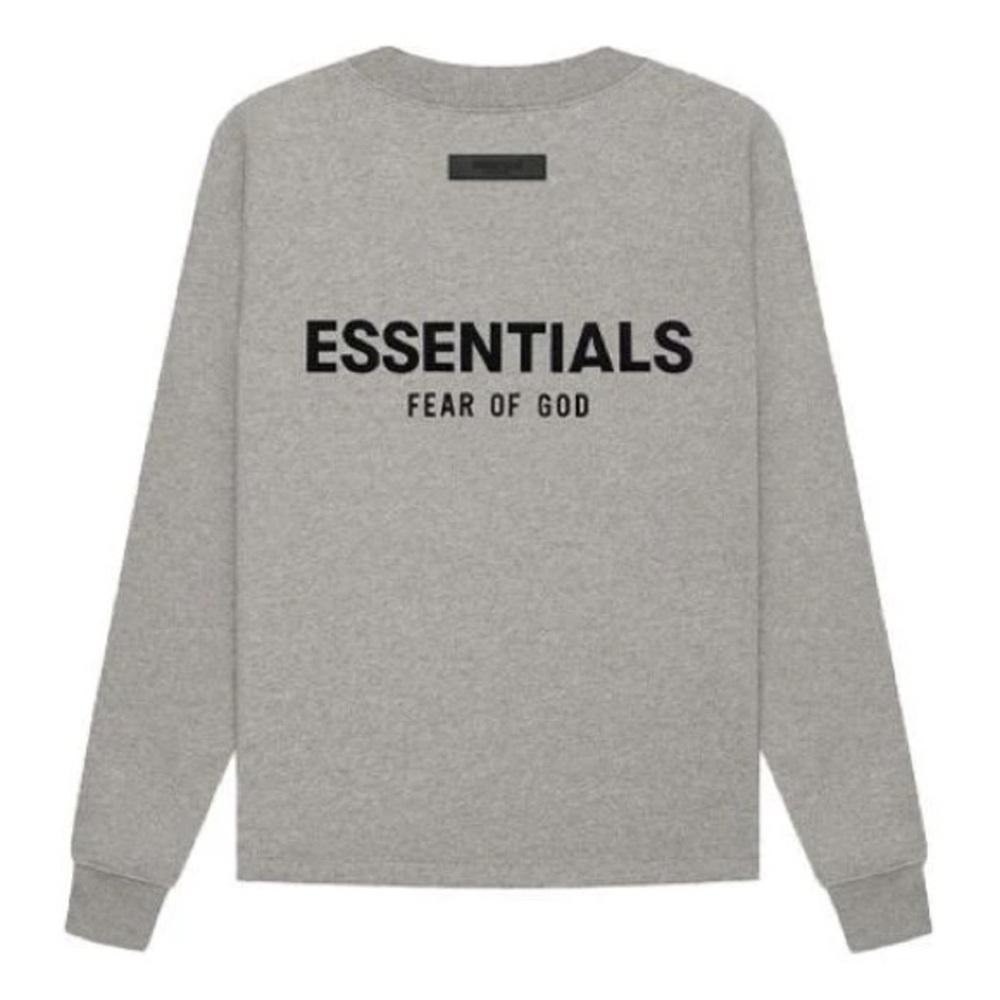 Fear of God Essentials Gray Crewneck Sweater